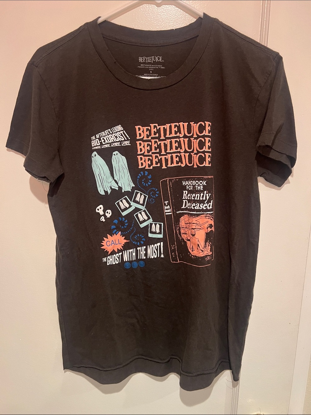 Beetlejuice Graphic Crew Tee - Black